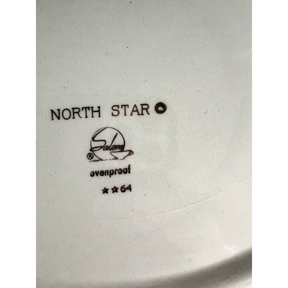 Salem North Star Atomic Starburst Serving Platter 12X 13 1/4 Inches Handles 2872 - Picture 3 of 3